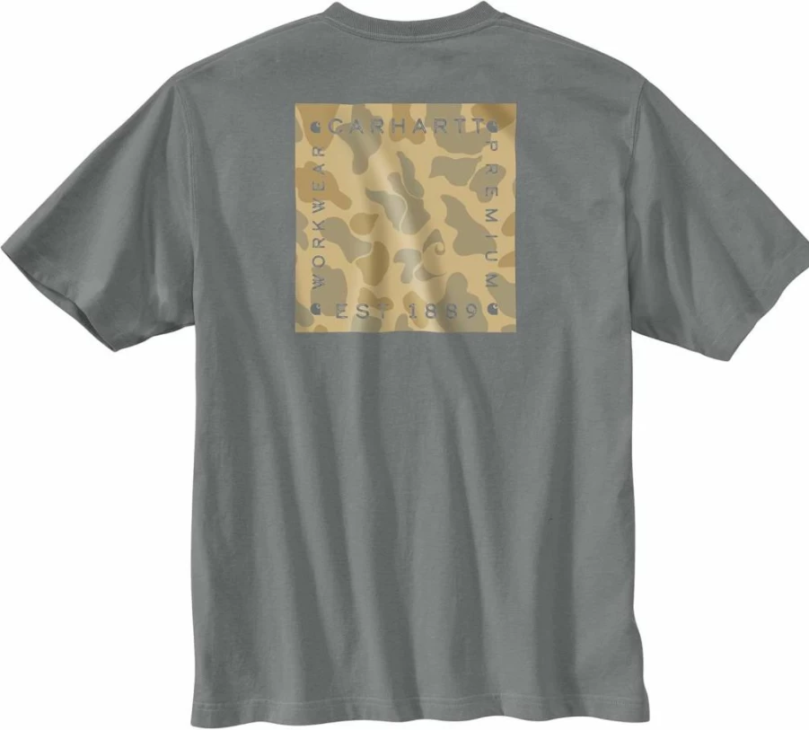 Carhartt Men's Relaxed Fit Camouflage Short-Sleeve Graphic T-Shirt - Lightweight Casual Tee