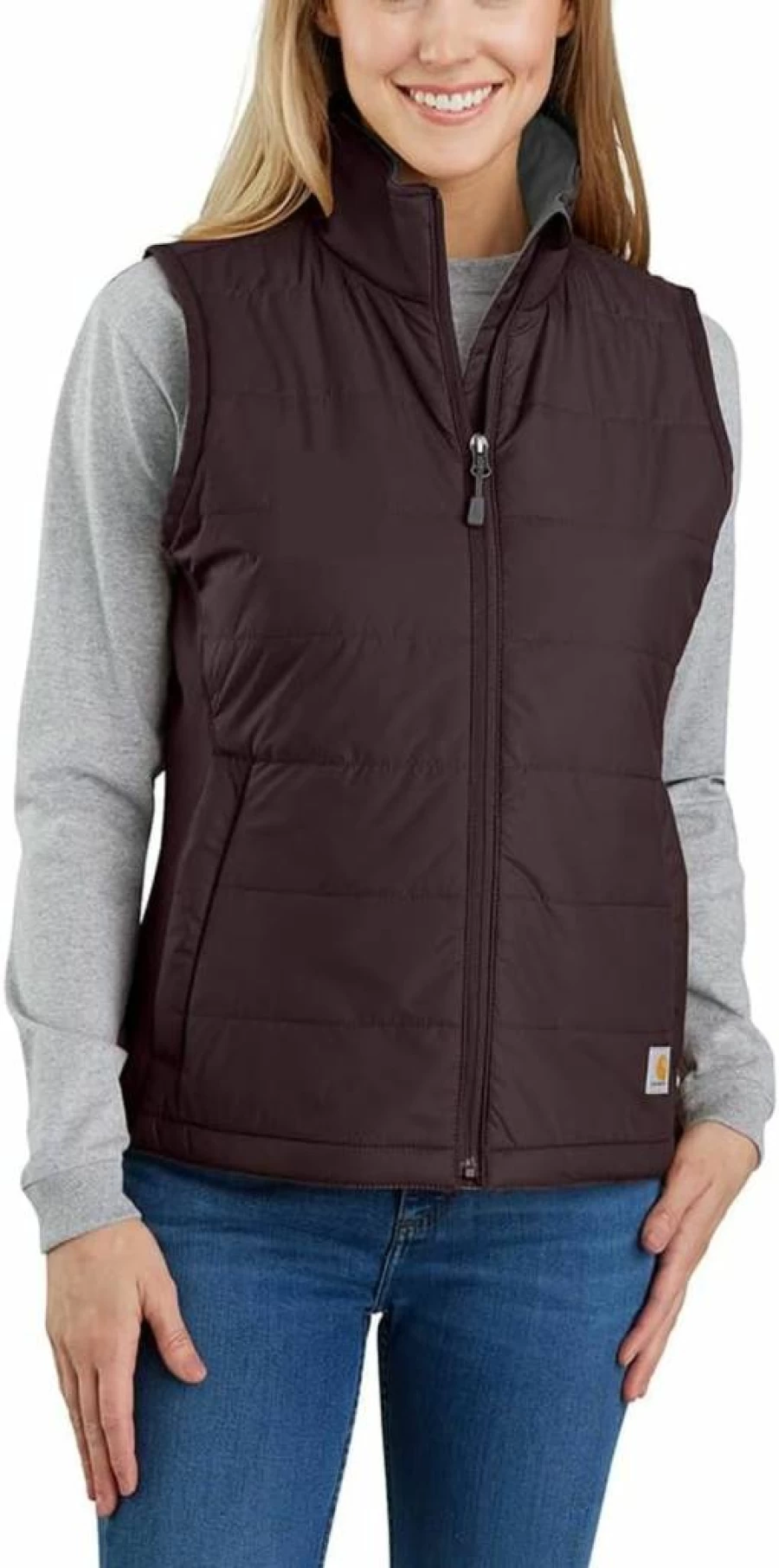 Carhartt Women's Lightweight Insulated Vest with Rain Defender, Relaxed Fit for Comfort and Warmth