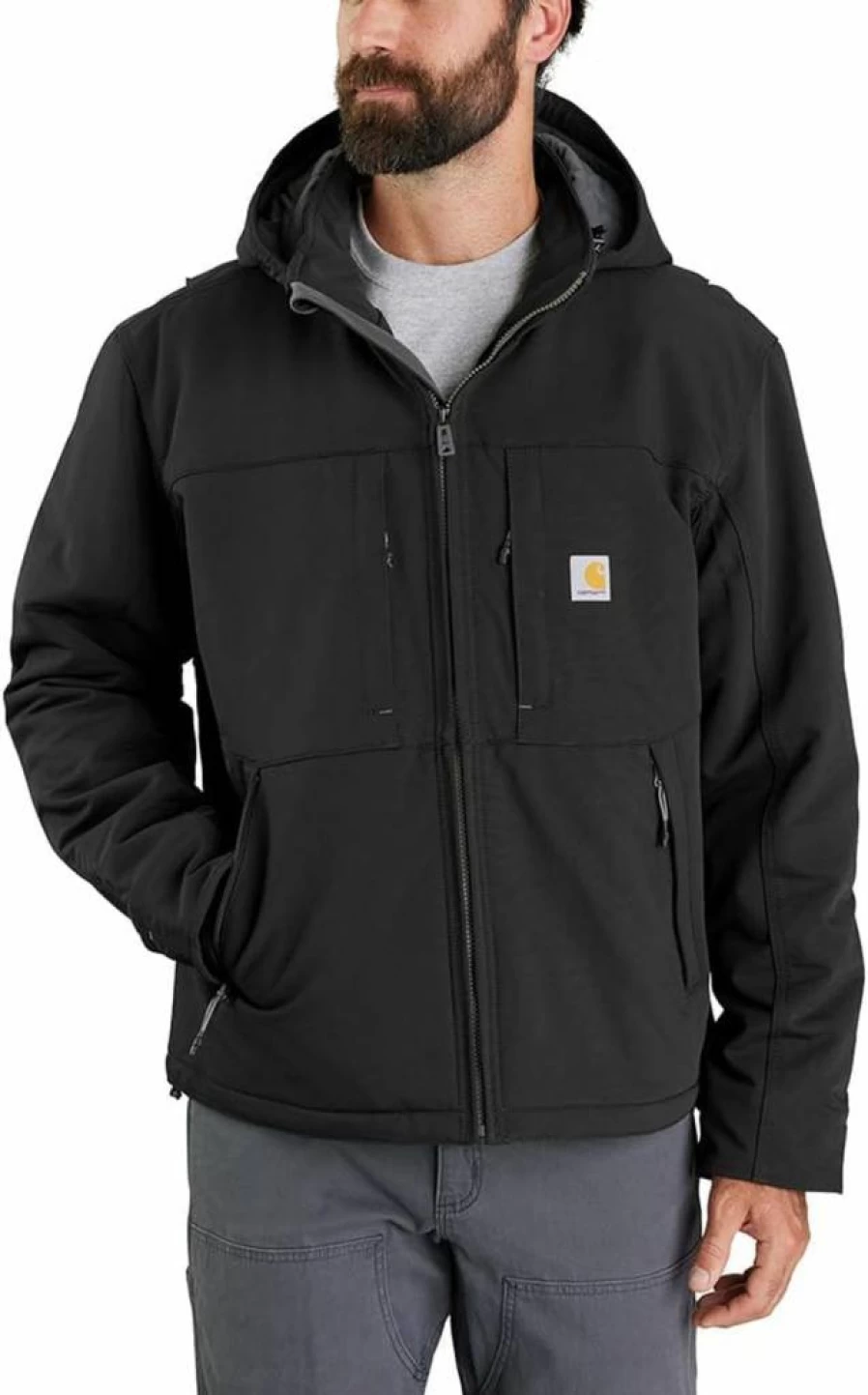 Carhartt Men's Super Dux Insulated Jacket - Relaxed Fit, Heavy Duty Workwear for Cold Weather