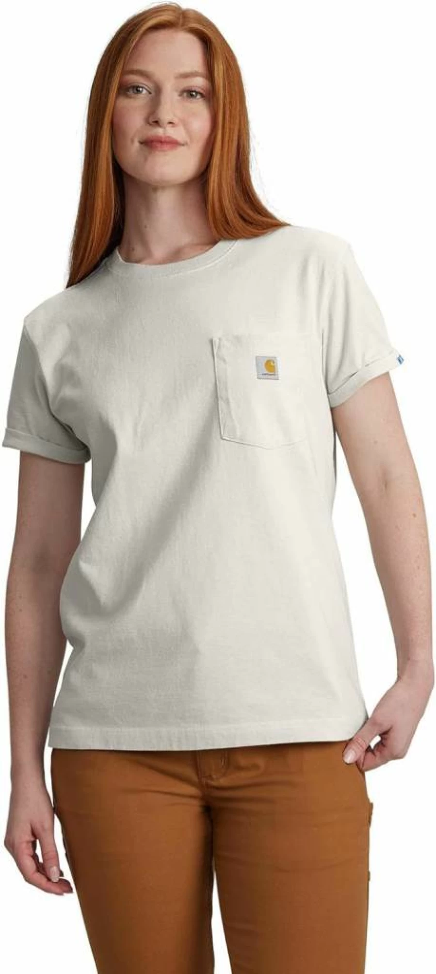 Carhartt Women's Loose Fit Heavyweight Short-Sleeve T-Shirt - Love Of Labo Workwear Style