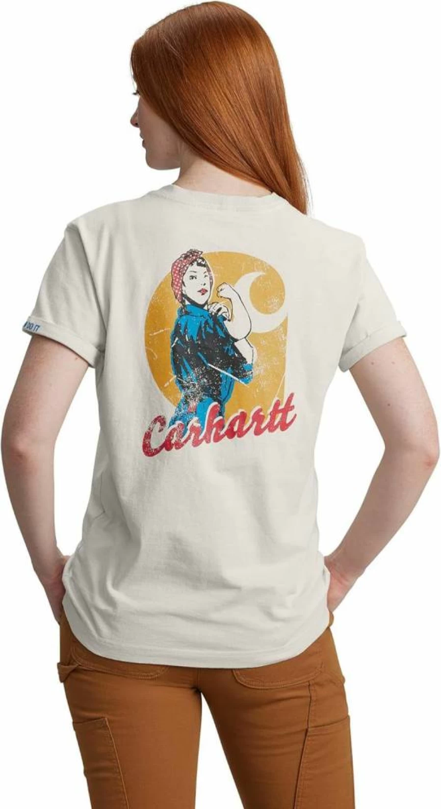 Carhartt Women's Loose Fit Heavyweight Short-Sleeve T-Shirt - Love Of Labo Workwear Style
