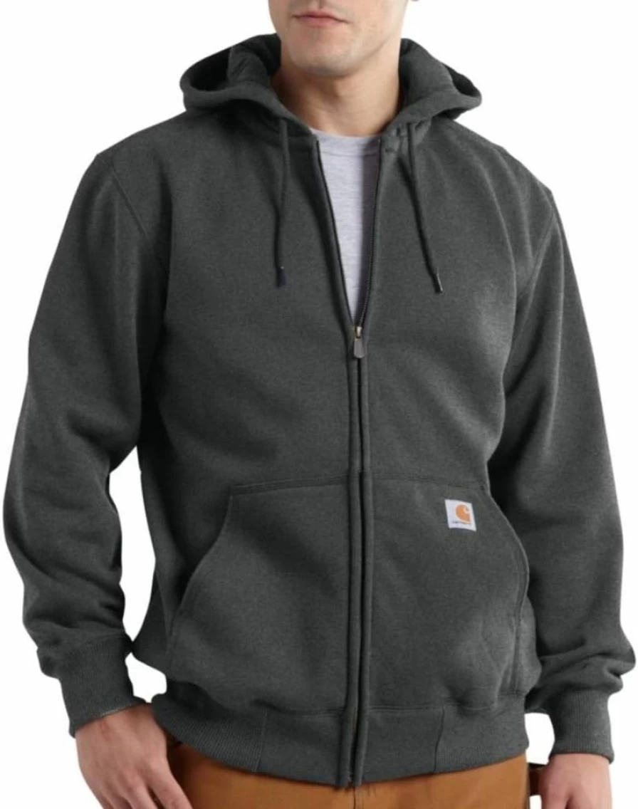 Carhartt Men's Tall Heavyweight Hooded Sweatshirt with Rain Defender Zip Front